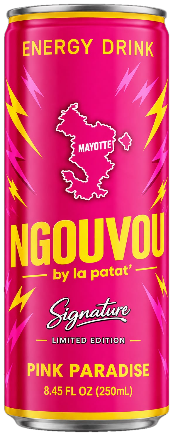 Canette NGOUVOU PINK PARADISE, 250 mL